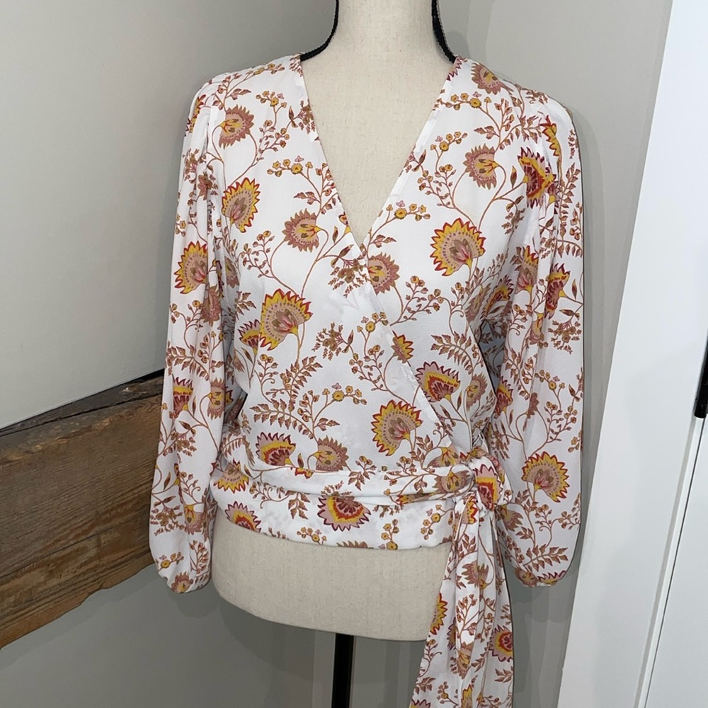 Wrap Front Blouse